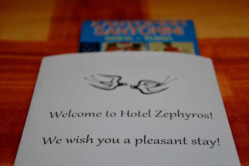 Zephyros Hotel Kamari  Exterior photo